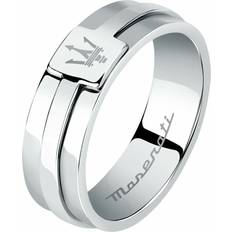 Acier Inoxydable Bagues Maserati Bague homme JM422AVD120 en acier Argent