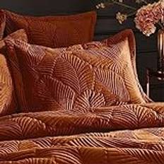 Orange Pillow Cases Paoletti Palmeria Embroidered Quilted Pillow Case Orange