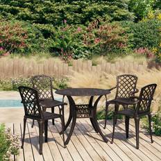 Garden & Outdoor Furniture vidaXL 5 Piece Bistro Set