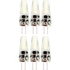 Yellow LED Lamps ExtraStar 1.8W LED G4 Mini Bulb Warm White Size Ø10x37 mm Pack of 6