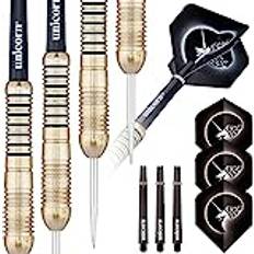 Einhörner Outdoor-Spiele Unicorn Core Brass Steel Darts 22 g Schwarz Einheitsgröße