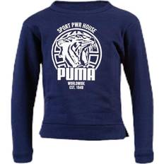 Puma Paidat Puma Alpha Graphic Crew Junior - Blue