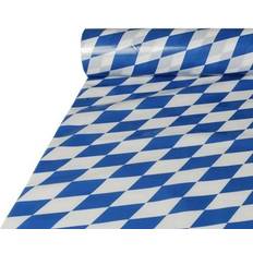 Oktoberfest Assiettes, Tasses et Couverts Papstar Nappes, film 20 m x 1 m "Bavarois bleu"