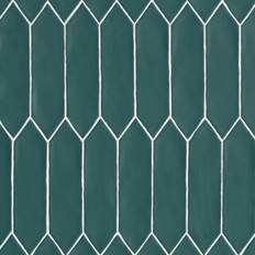 Ceramic Tiles Bedrosians Reine Matte Picket Ceramic Tile 3 12 Dark Teal 34-Pack 6.9 SF