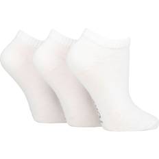 Tore 3pk Plain Trainer Sport Socks, White, Women White