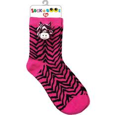 Girls Socks Children's Clothing TY Girl's Zoey Zebra Socks - Multicolour