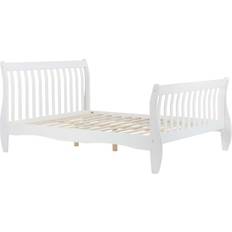 White wooden small double bed Birlea Belford Small Double 127x215cm