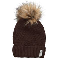 En Fant Kinderbekleidung En Fant Beenie Hat Fake Fur - Coffee Bean