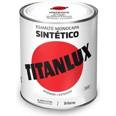 Syntetisk emaljfärg Titanlux 5809022 Vit 0.75L