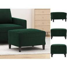 Grøn Fodskamler vidaXL velour Fodskammel