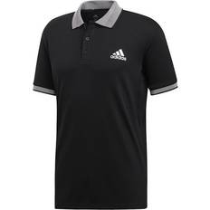 Adidas Polo Shirts adidas Club Solid Short Sleeve Polo Shirt Black Man