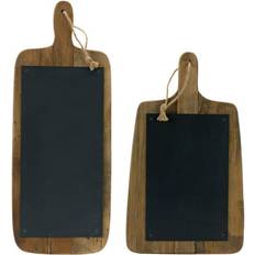 Chopping Boards Melrose Set of 2 Black Memo Chopping Board