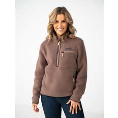 Patagonia Retro Pile Marsupial Zip Hoodie dusky brown