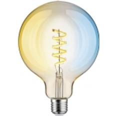 Paulmann 29161 filament 230 V smart hem Zigbee LED Globe G125 E27 600 lm 7,5 W Tunable White dimbar guld glödlampa