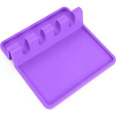 Silicone Utensil Holders Zulay Kitchen Silicone Rest with Drip Pad Blossom Utensil Holder