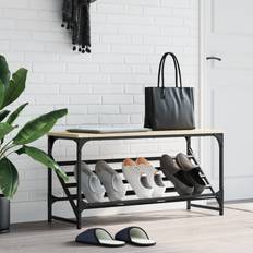 Oaks Shoe Racks vidaXL Sonoma Engineered Wood Shoe Rack