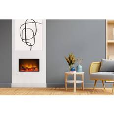 Acantha Aspire 50 Fully Inset Media Wall Electric Fire Black