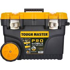 DIY Accessories Master Tough Master Mobile Toolbox Chest on Wheels 24 With Tote Tray