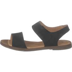 Leder Hausschuhe El Naturalista Damen Nf30 Tulip Peeptoe Sandalen Schwarz