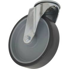 Loops 75mm Thermoplastic Castor Wheel Bolt Hole Swivel 25mm Tread PP Centre