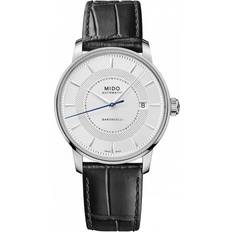 Mido Watches Mido Swiss Automatic Baroncelli Signature Black Leather 39mm Black