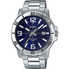 SR66/SR626 Wrist Watches Casio MTP-VD01D-2BV Enticer Blue Analog Sporty