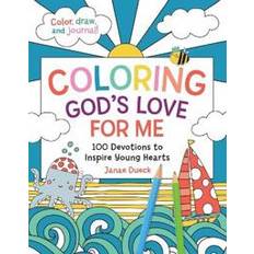 Hobbies y Manualidades Libros Coloring God's Love for Me: 100 Devotions to Inspire Young Hearts (Tapa blanda)