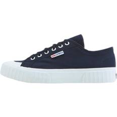 Hæl Sneakers Superga 2630 Stripe Blue, Female, Sko, Sneakers, Blå