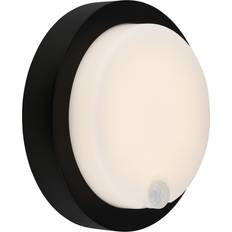 LED Utomhusvägglampa 170 x 55 mm Svart