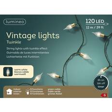 E String Lights Lumineo Wreath of 493270 Vintage String Light