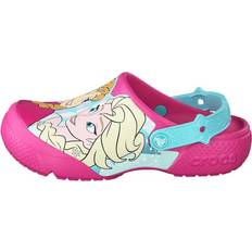 Turchese Scarpe per Bambini Crocs Fun Lab Anna & Elsa Disney Frozen 2 Clog Kids - Turquesa/Rosa