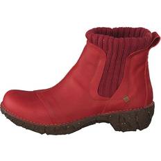 Red - Woman Ankle Boots El Naturalista Chelsea Boots - Rojo