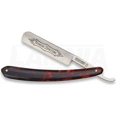 Barbertilbehør Giesen & Forsthoff Cut Throat Red Tortoise Imitation Handle