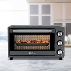 Pizza ugn ICQN Minibackofen 20L, Pizza-Backofen Schwarz