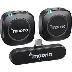Maono WM820 C2 TX TX RX dubbelt trådlöst mikrofon-set till android