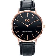 HC7116-57 Men's Black Dial Rose Gold-Tone Watch 41mm