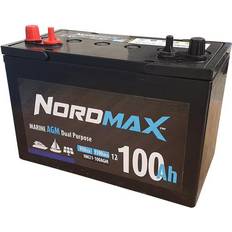 Nordmax Batterier & Laddbart Nordmax Batteri Agm Dual Purpose 100Ah