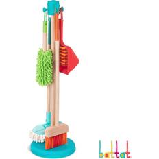 Plastic Cleaning Toys Battat Kids Cleaning Set Cleaning Toys for Toddlers, Children Pretend Play Kit Broom, Mop, Brush, Dustpan, Duster 2 Years Sweep n' Clean