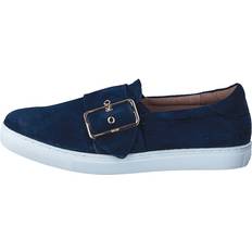 Bleu Sandales à talons Dasia Daylily Navy Buckle Female Slip-On Azul