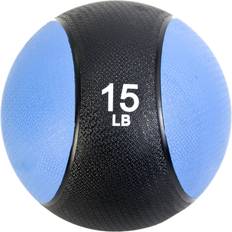 Schwarz Medizinbälle Medizinball 6.8kg 28.6cm, blau schwarz ChronoSports