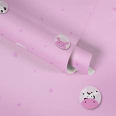 Wallpapers A.S. Creation Vliestapete Tapete mit Tieren Kinderzimmertapete Rosa Weiß FSC