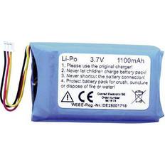 Conrad 1Z10116 Speciale oplaadbare batterij Stekker LiPo 3.7 V 1100 mAh