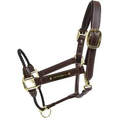 Grimmor Aucune Kentucky repgrimma med läder Brown unisex