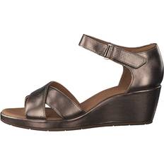 Clarks Sandals Clarks Unplaza Cross Pebble Metallic