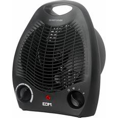 Sort Gulvventilatorer Edm Bærbar Mini El-Varmer 07220 1000 2000 W