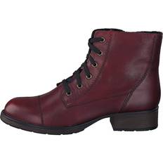 Red - Woman Ankle Boots Rieker Botas Botines - Rojo