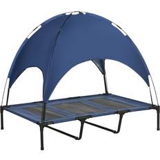 Pawhut Pet Cot Blue Extra Large 71-90 lbs