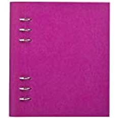 Pink Notepads Filofax A5 Clipbook Refillable Notebook - Fuchsia