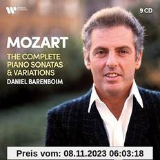 Clásicos DVD Box Set Mozart Complete Piano Sonatas 9 Cds Daniel Barenboim