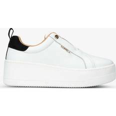 Carvela 'Connected Laceless' Leather Trainers White